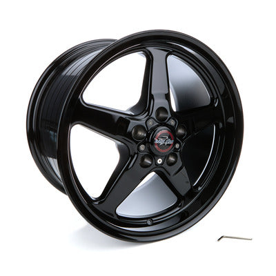 Race Star 92 Drag Star Bracket Racer Gloss Black 17x10.5 92-705154B
