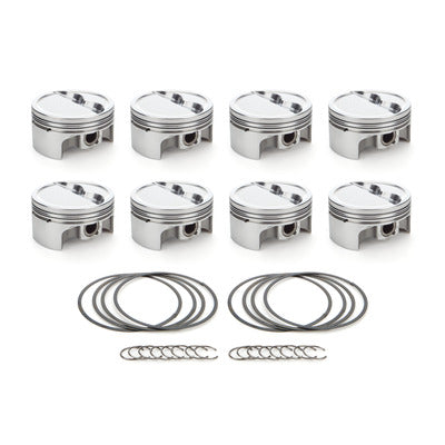RaceTec SBC Dished Piston Set 4.040 Bore -12.3cc 1000135