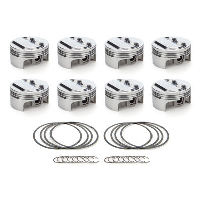 RaceTec SBC Dome Piston Set 4.040 Bore + 7.6cc 1000176