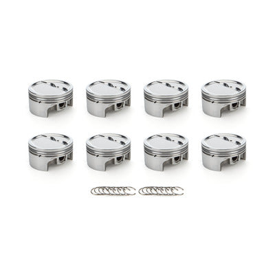 RaceTec SBC Dished Piston Set 4.155 Bore -23.4cc 1000201