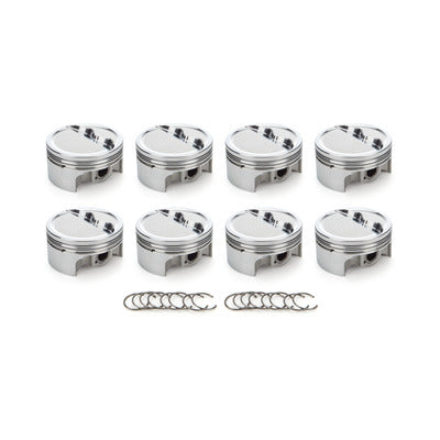 RaceTec SBC Dished Piston Set 4.040 Bore - 12.7cc 1001604