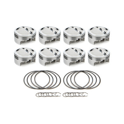 RaceTec SBC Dished Piston Set 4.125 Bore - 22.5cc 1001651