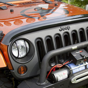 Rugged Ridge Wraparound Bug Deflector - 2007-18 Jeep Wrangler