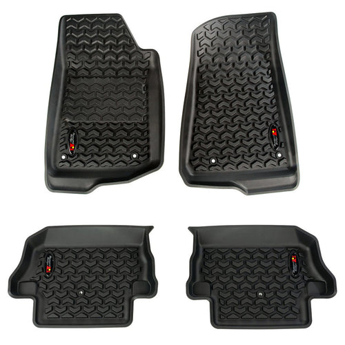 Rugged Ridge All Terrain Floor Liners (Front & Rear) for Wrangler JL