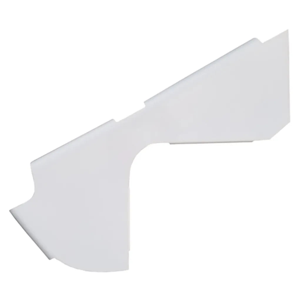 Triple X Sprint Car 5-Series Left Front Nose Panel, White