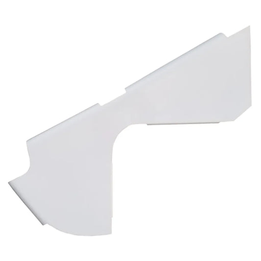 Triple X Sprint Car 5-Series Left Front Nose Panel, White