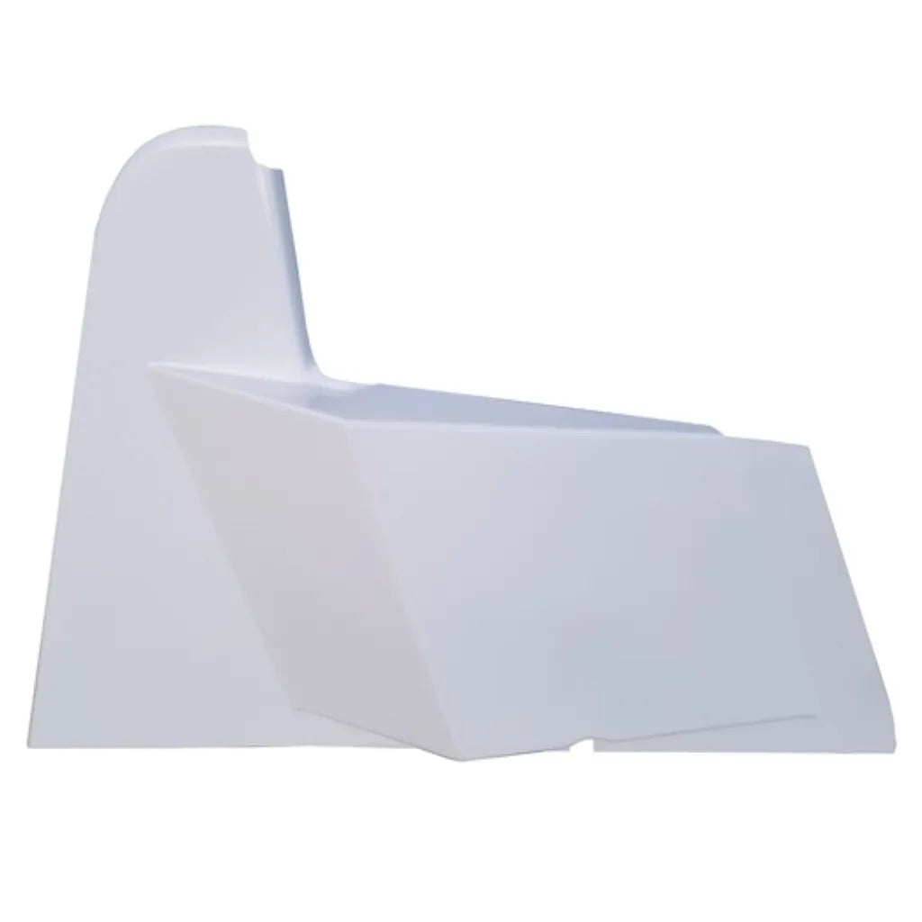 Triple X Sprint Car 5-Series Right Arm Guard, White