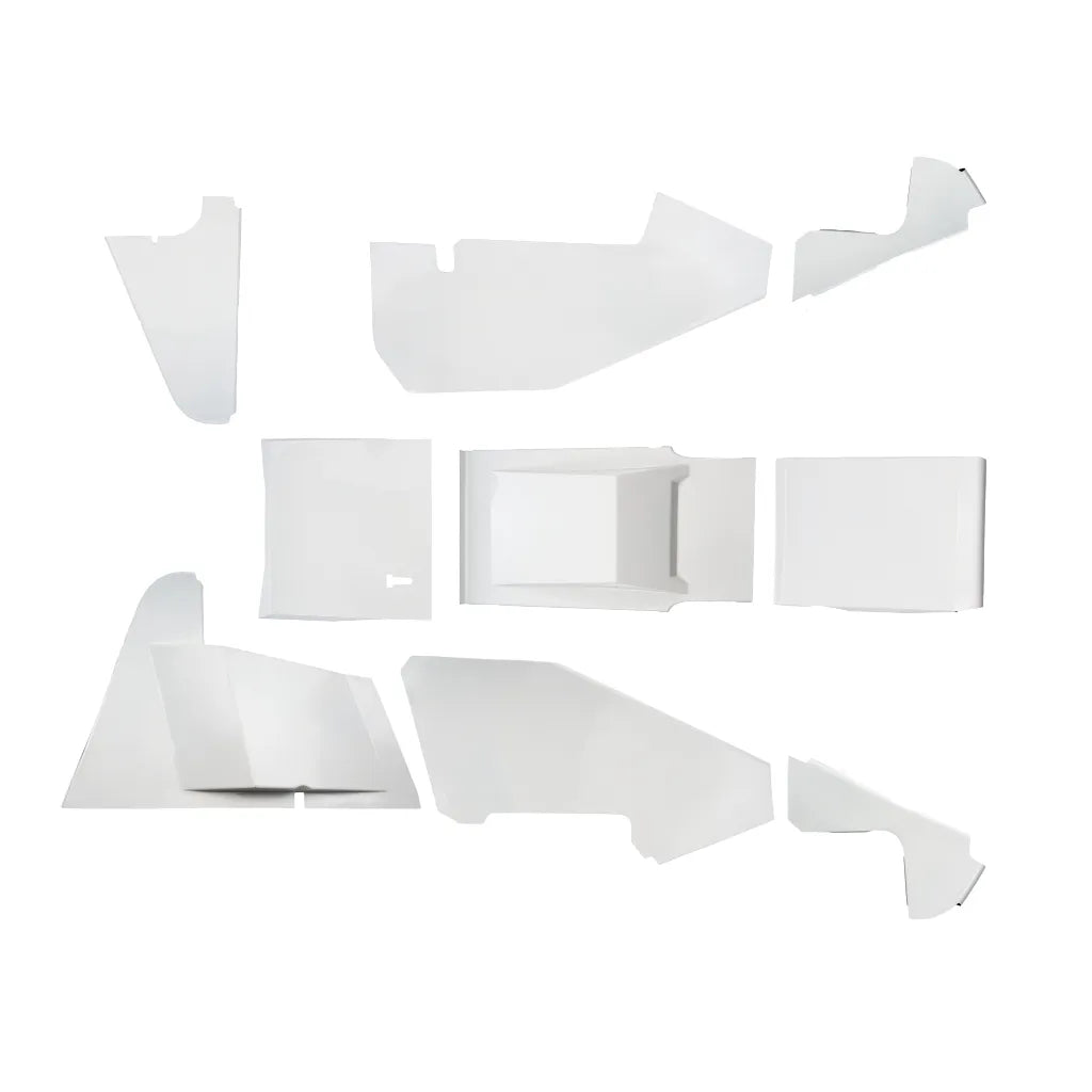 Triple X 5-Series Sprint Car Body Complete White, part number SC-BW-K5570