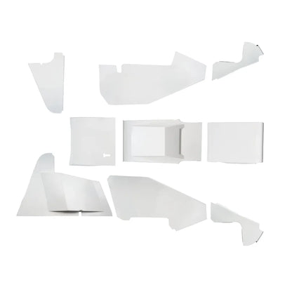 Triple X 5-Series Sprint Car Body Complete White, part number SC-BW-K5570