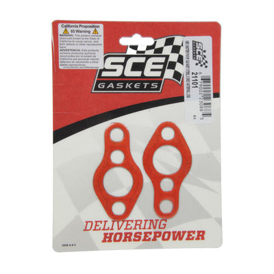 SCE Gaskets SBC Water Pump Gasket Set w/Steel Carrier (2pk) 21101