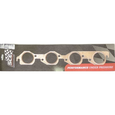 SCE Gaskets BBC Round Port Copper Exhaust Gasket Set 4213