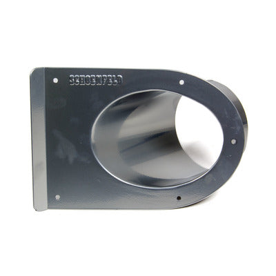 Schoenfeld Tail Pipe Saver 4" Silver 45-Degree