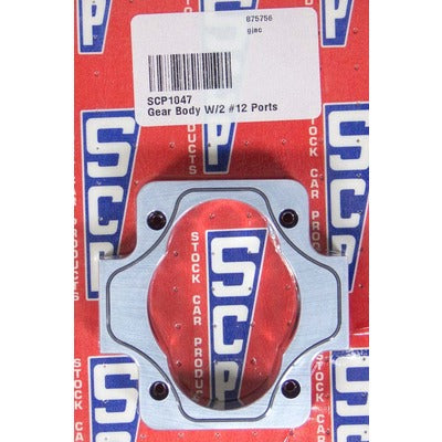Stock Car Products Gear Body W/2 #12 Ports 1.450 1047