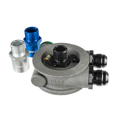 Setrab Sandwich Filter Adapter 22mm x 1.5mm Filter Thread 19-SPT76-22-180-22