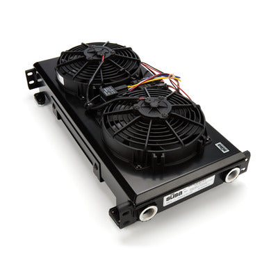 Setrab Series-3 Oil Cooler 60-Row w/2 12-Volt Fans FP360S-M22I