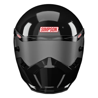 Simpson KingSnake Helmet, SA2025 (Gloss Black) - Front