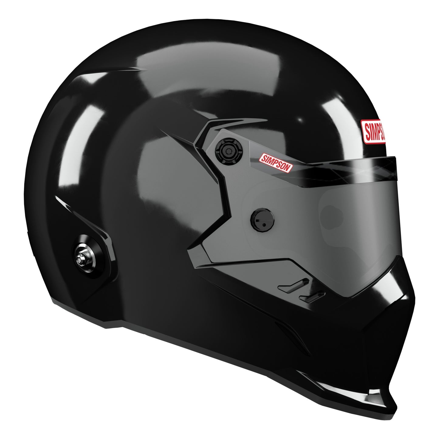 Simpson KingSnake Helmet, SA2025 (Gloss Black) - Right