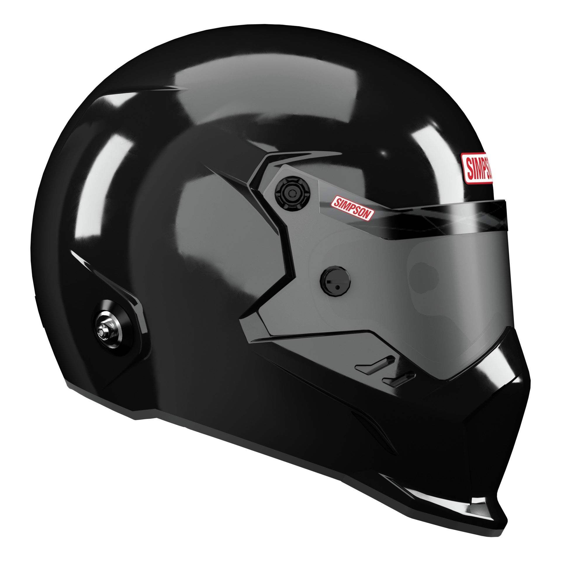 Simpson KingSnake Helmet, SA2025 (Gloss Black) - Right