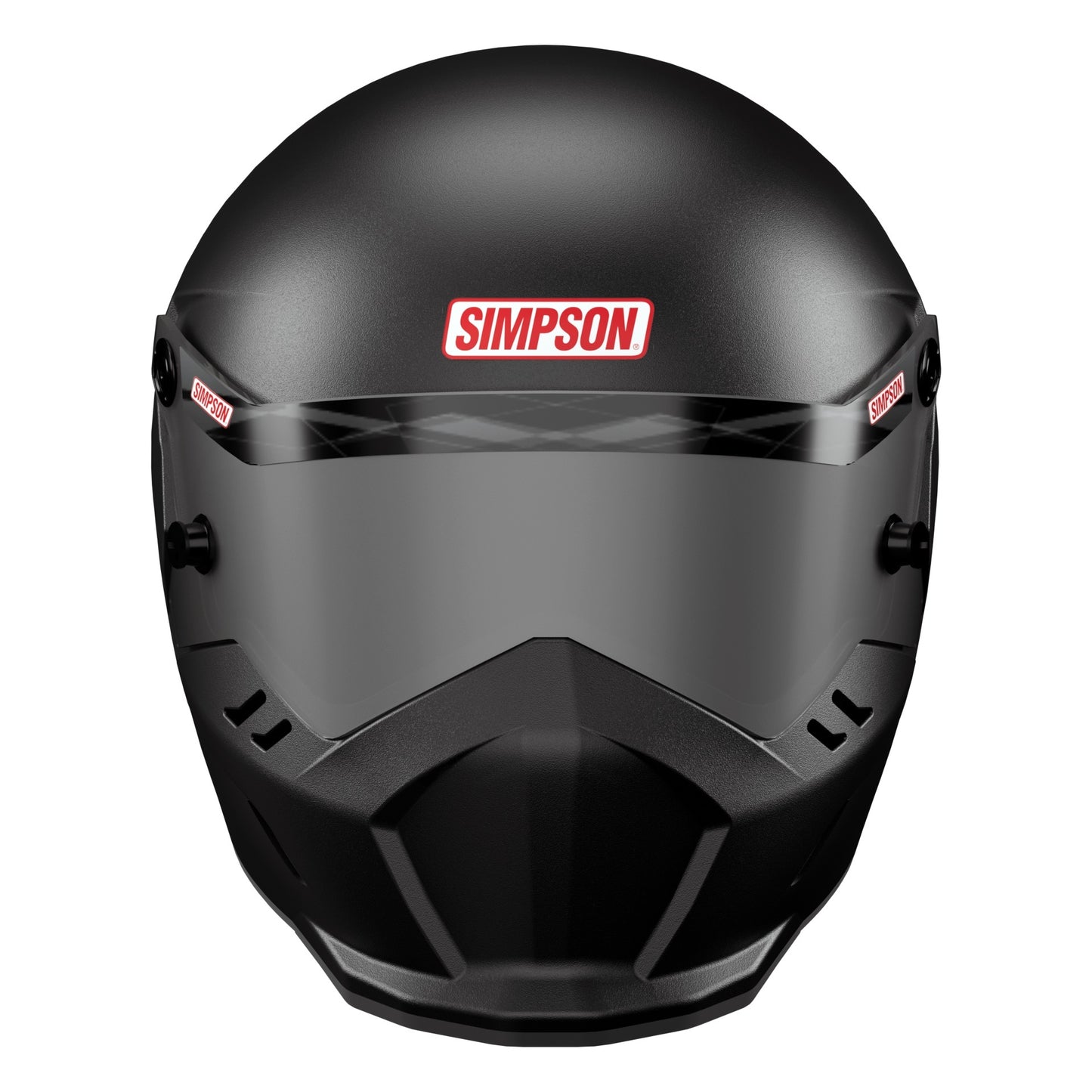 Simpson KingSnake Helmet, SA2025 (Matte Black) - Front