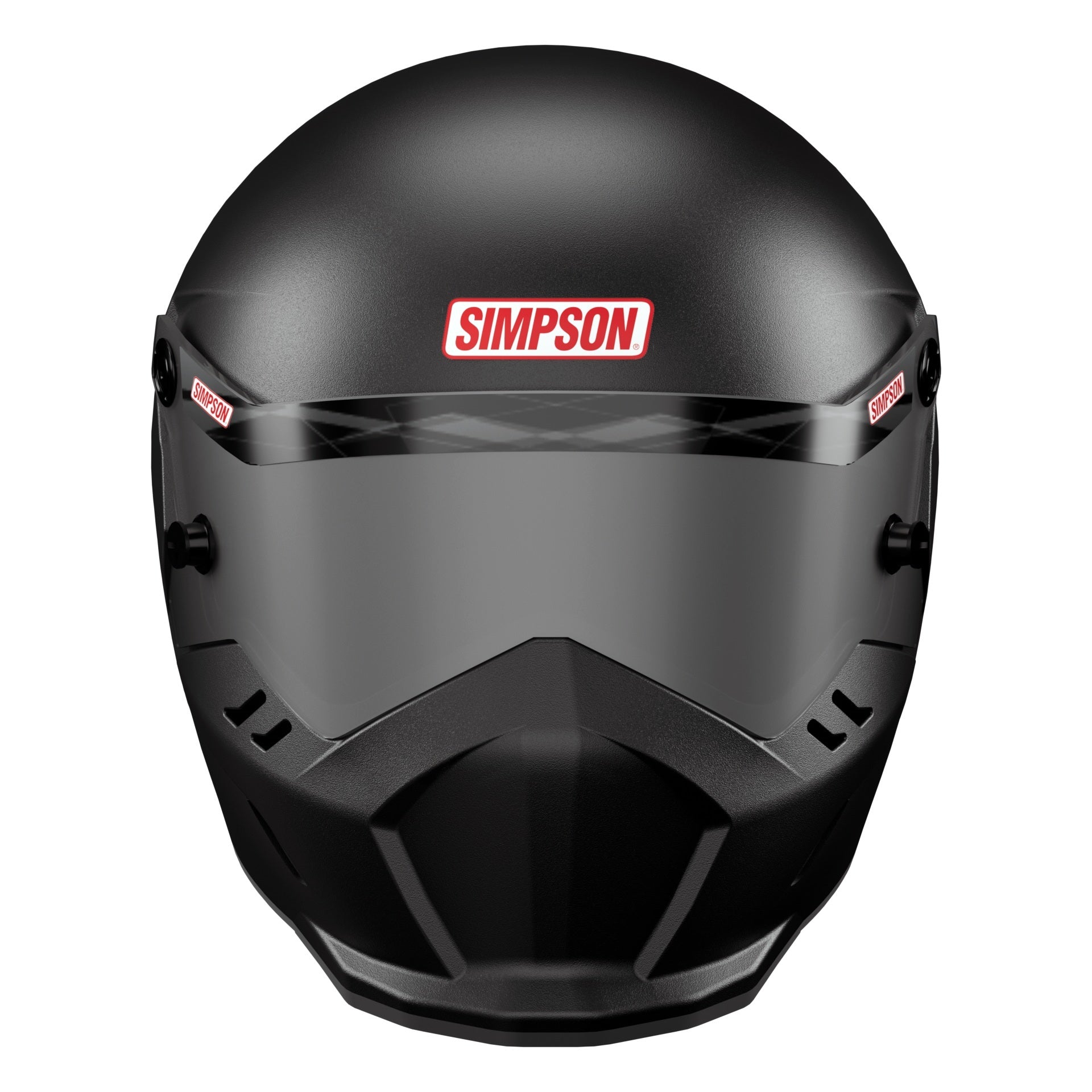 Simpson KingSnake Helmet, SA2025 (Matte Black) - Front