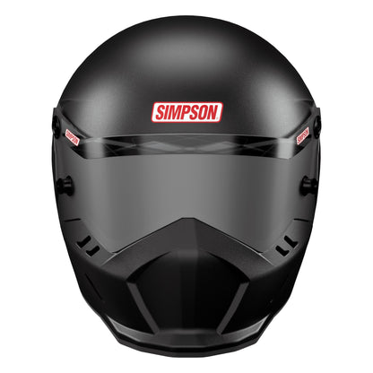 Simpson KingSnake Helmet, SA2025 (Matte Black) - Front