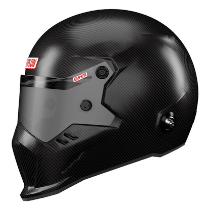 Simpson KingSnake Carbon Helmet, SA2025 (view of left side)