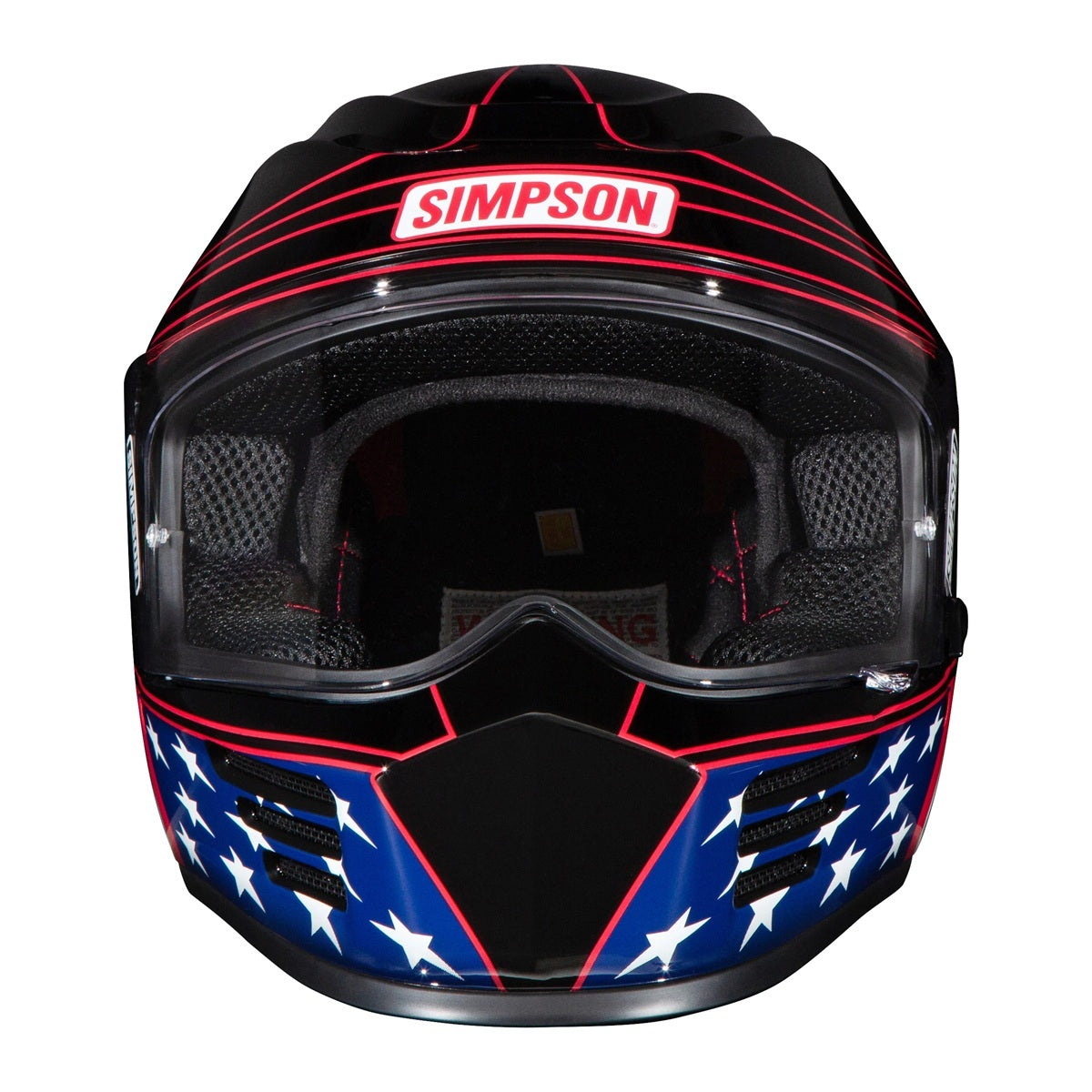Simpson Americana Classic Speed Bandit Helmet, SA2025 (Front)
