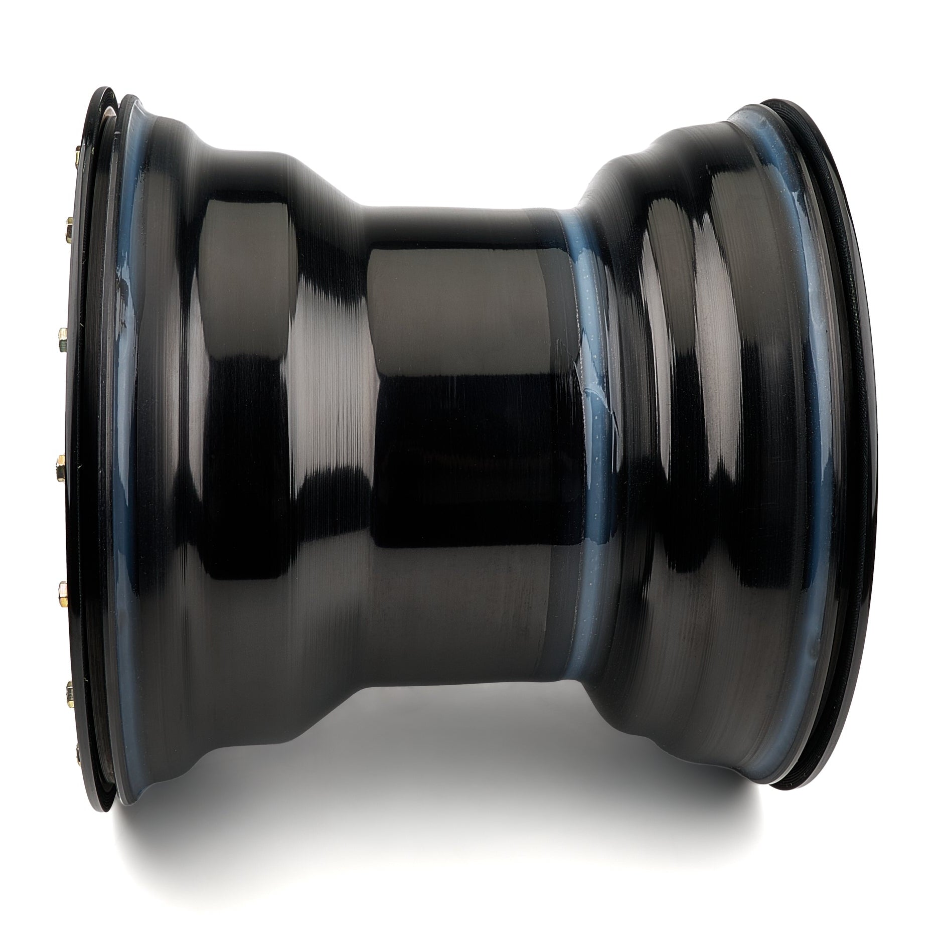 Sander Engineering 762 Series Rear Drag Wheel – 5x4.75, 4" Backspace, Black Double Beadlock