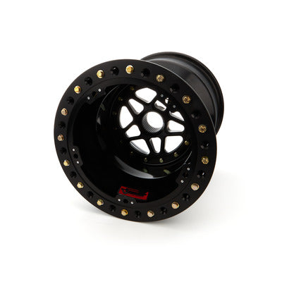 Sander Engineering Sprint Wheel 15 x 17", 7" Backspace Outside Lock Black S15-177-SO2-B