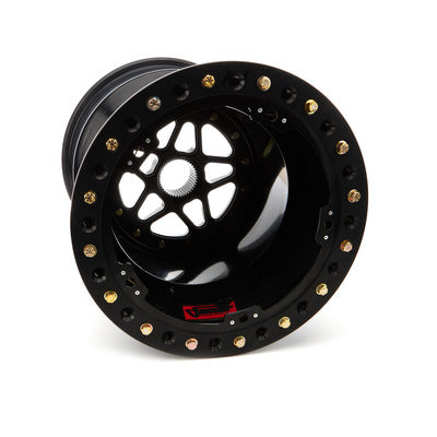 Sander Engineering Sprint Wheel 15 x 18", 6" Backspace Outside Lock Black S15-186-SO2-B