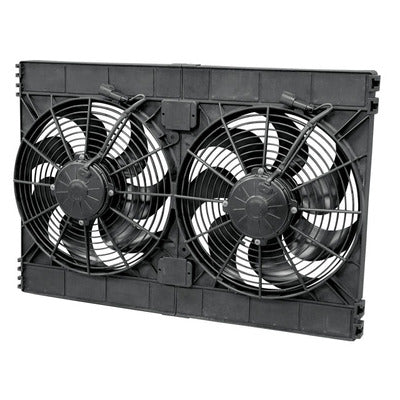 SPAL Dual 12" Puller Fan Curved Blade 3168 CFM 30102130 + 30130147 (4)