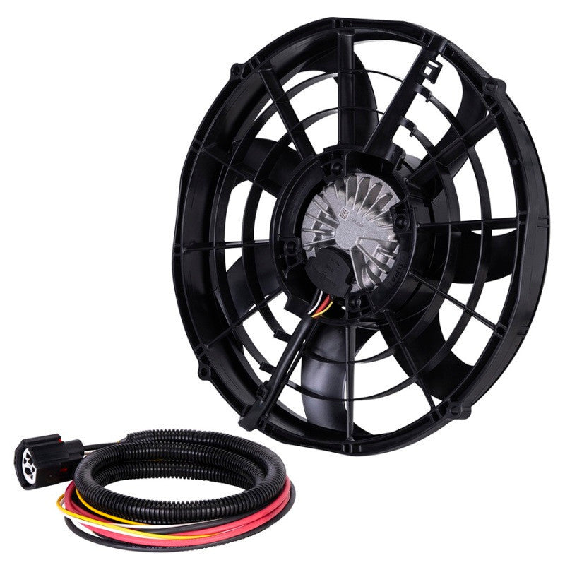 SPAL Electric Cooling Fan 30107103-PKG (shown with connection plug)