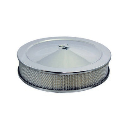 Air Cleaner Kit Flat Base Steel 5-1/8"