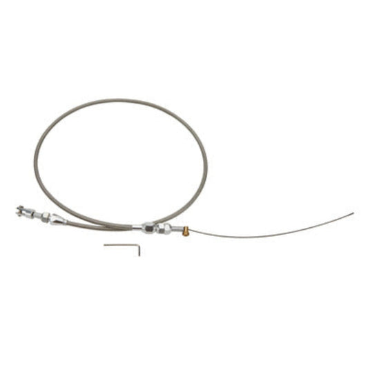 Throttle Cable LS1 48" Braided Stainless Steel