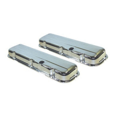 Specialty Products Valve Cover 65-95 BBC Short Chrome (Pair) 8333