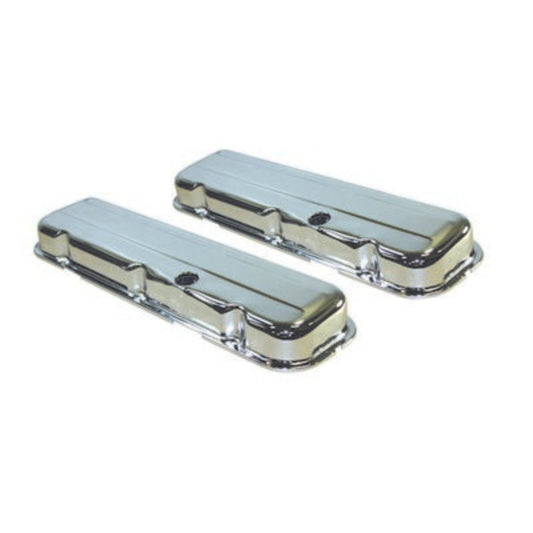 Specialty Products Valve Cover 65-95 BBC Short Chrome (Pair) 8333