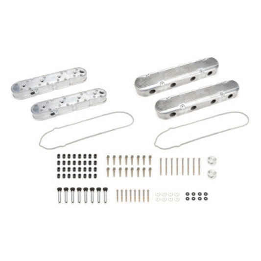 Specialty Products Valve Cover GM LS 2-Piece Tall Finned Aluminum