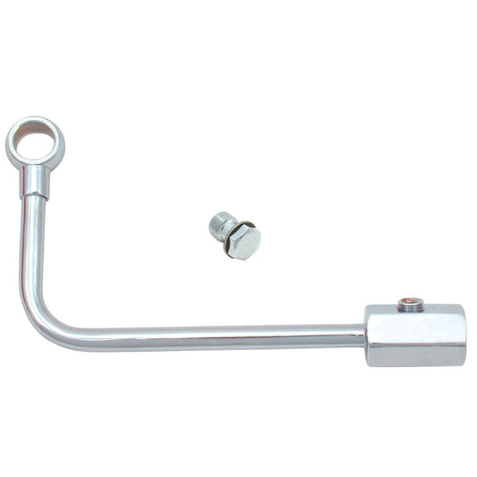 Spectre Single Feed Fuel Line W/ gauge Port 1/8in SPE-29883