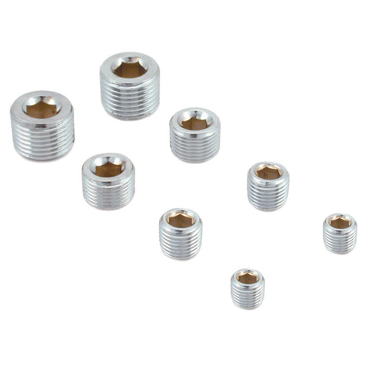 Spectre Pipe Plug Kit Chrome SPE-60183