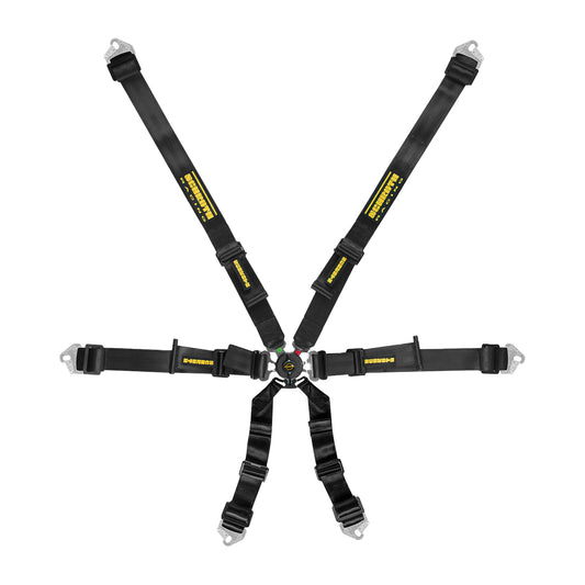 Schroth 6pt Harness Flexi Black FIA Hans SR 94530-0-29