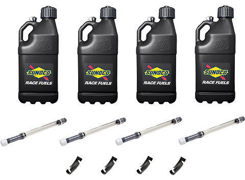 Sunoco Motorsports Utility Jug 5-Gallon (4pk), Black