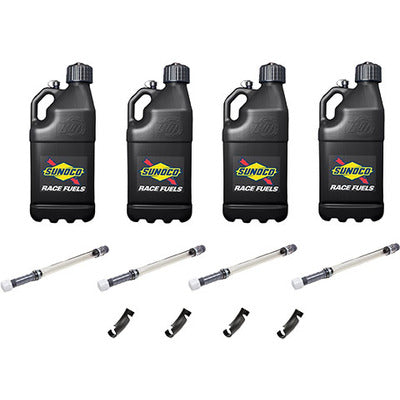 Sunoco Motorsports Utility Jug 5-Gallon (4pk), Black