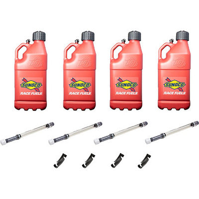 Sunoco Motorsports Utility Jug 5-Gallon (4pk), Red