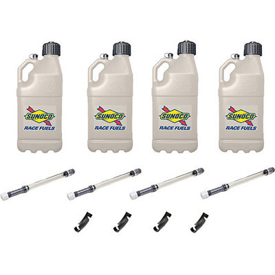 Sunoco Motorsports Utility Jug 5-Gallon (4pk), Tan