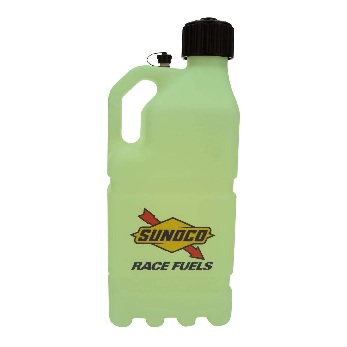 Sunoco Gen 3 Utility Jug 5 Gallon, Glow-in-the-Dark (photo shown with fuel)