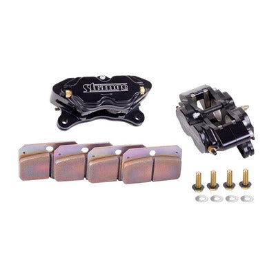 Strange 4-Piston Caliper Kit w/Hard Pads (Pair) B1855