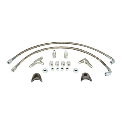 Strange Rear Brake Plumbing Kit w/3AN Fittings P2384