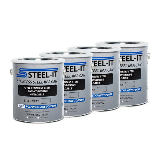 Steel-It Steel Gray Polyurethane Case Gallon (CASE1002G)
