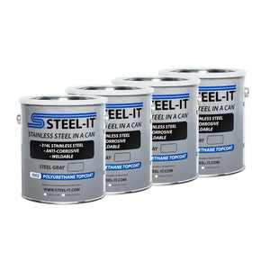 Steel-It Steel Gray Polyurethane Case Gallon (CASE1002G)
