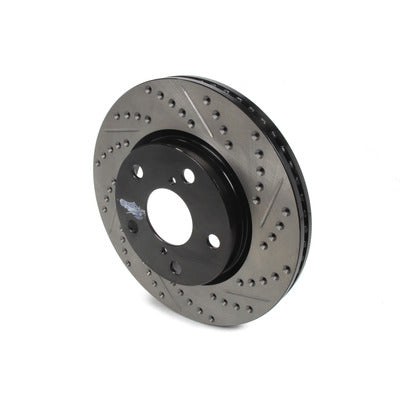 StopTech Sport Cryo Drilled/Slotted Brake Rotor; Front Left 127.44147CL